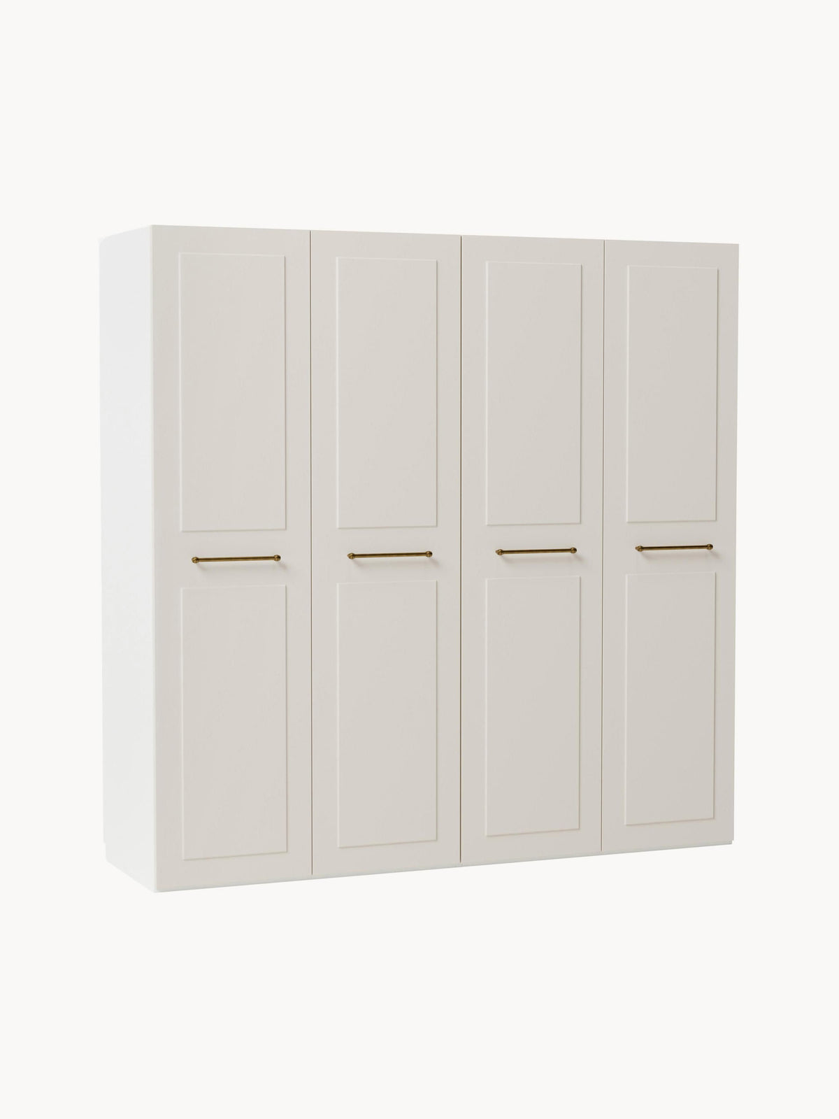Charlotte Modular Wardrobe with Hinged Doors, 200 cm Wide, in Various Sizes