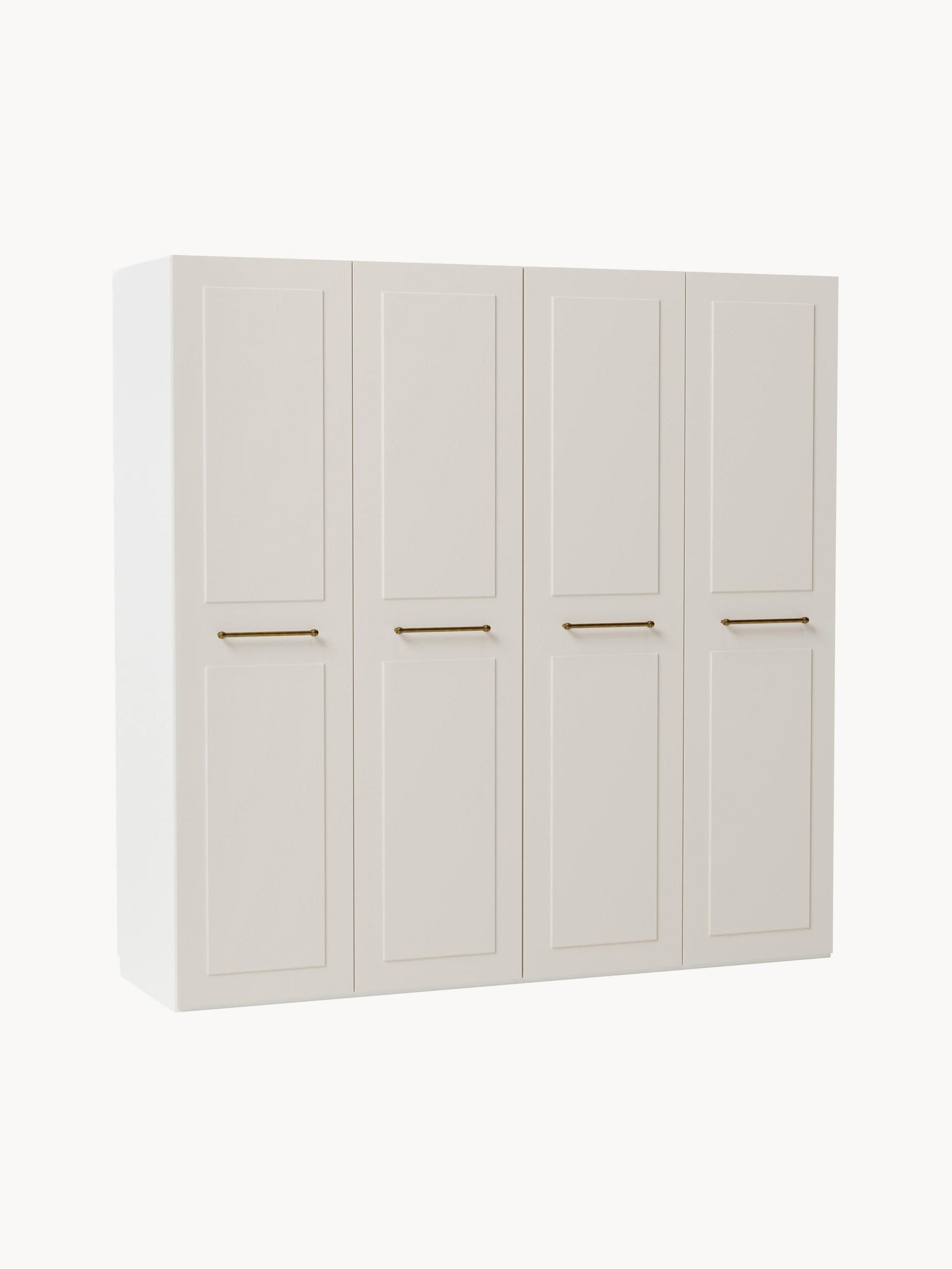Charlotte Modular Wardrobe with Hinged Doors, 200 cm Wide, in Various Sizes