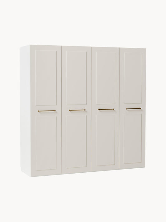 Charlotte Modular Wardrobe with Hinged Doors, 200 cm Wide, in Various Sizes