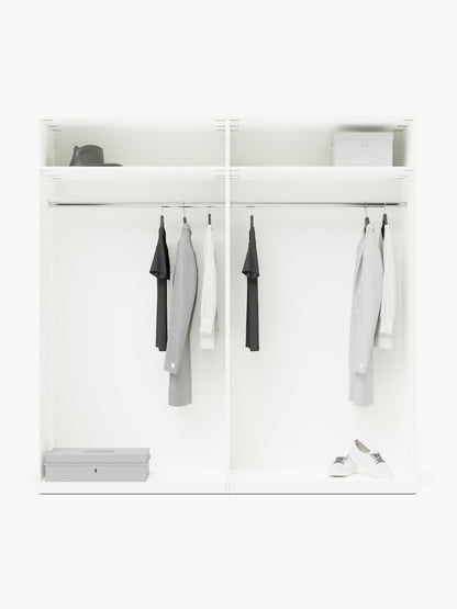 Charlotte Modular Wardrobe with Hinged Doors, 200 cm Wide, in Various Sizes