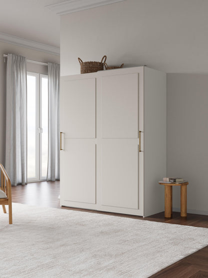 Charlotte Modular Wardrobe with Sliding Doors, in Various Sizes, 150 cm Wide