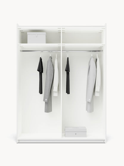 Charlotte Modular Wardrobe with Sliding Doors, in Various Sizes, 150 cm Wide
