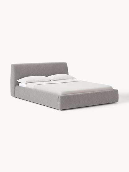 Cloud Bed in Bouclé, Upholstered