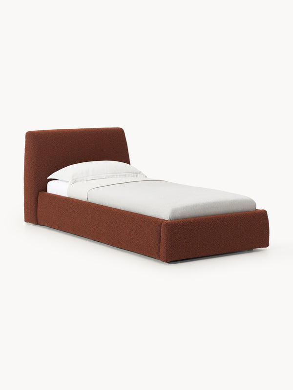 Cloud Single Bed, Bouclé, with Storage