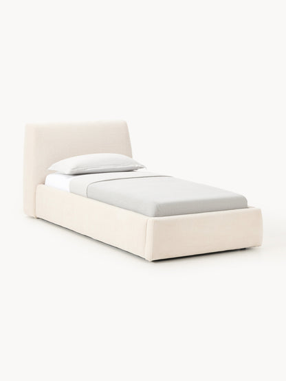 Cloud Single Bed Frame, Upholstered