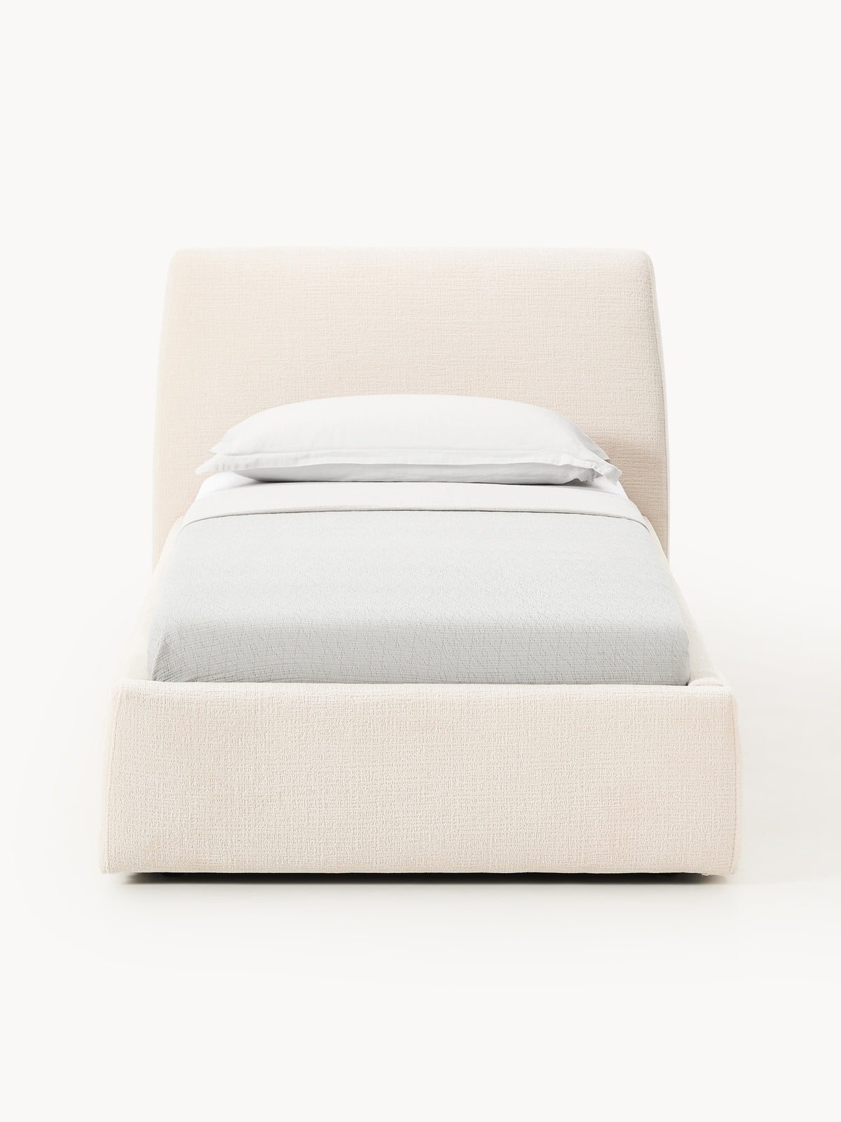 Cloud Single Bed Frame, Upholstered