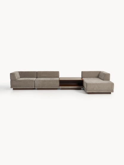 Colin 4-Seater Modular Corner Couch with Coffee Table