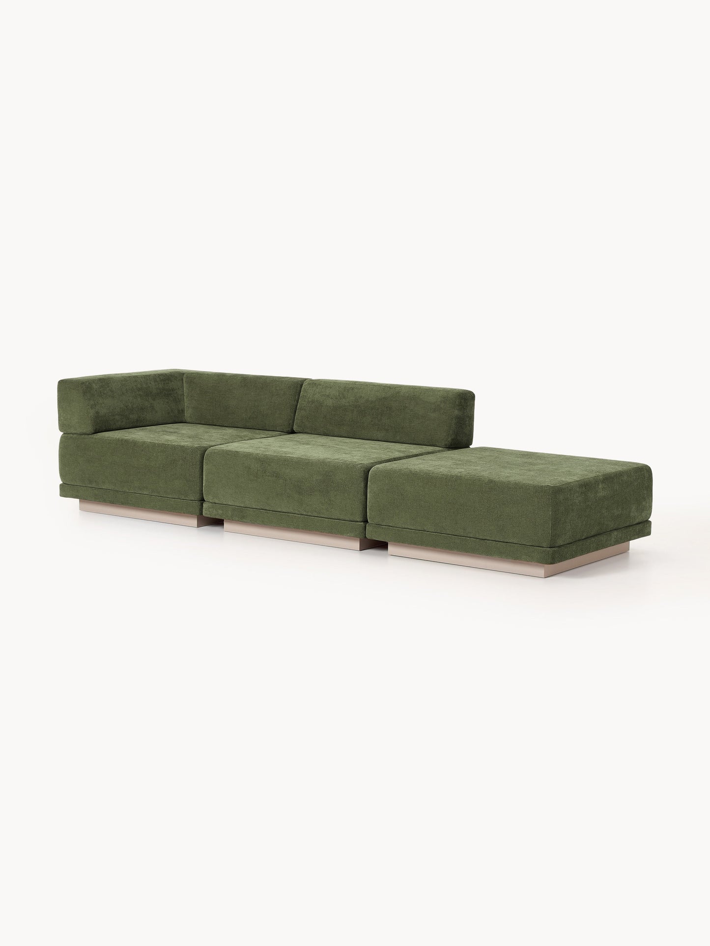 Colin Modular Sofa (4-Seater) and Ottoman