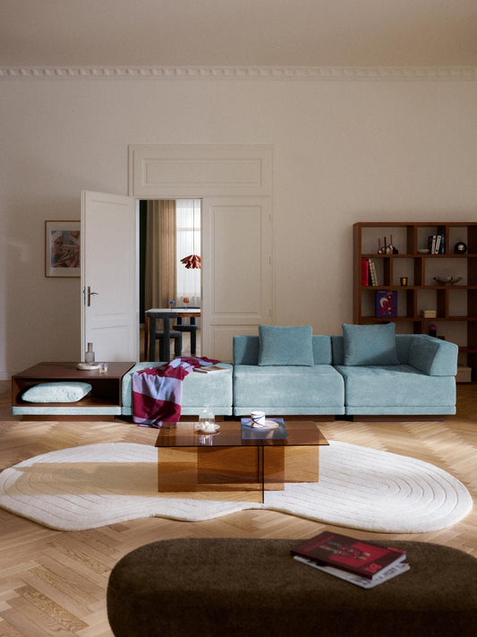 Colin Modular Sofa (4-Seater) with Ottoman & Coffee Table