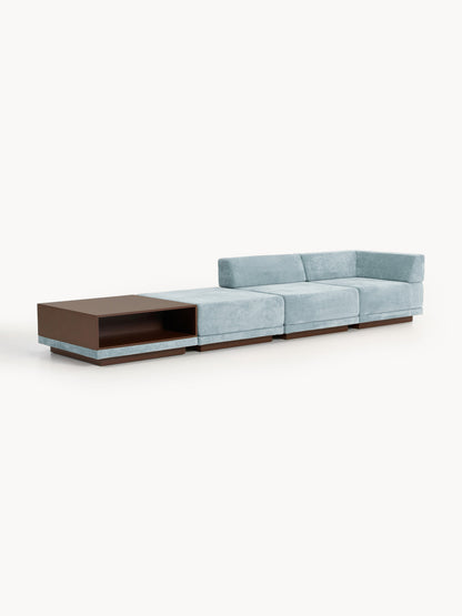 Colin Modular Sofa (4-Seater) with Ottoman & Coffee Table