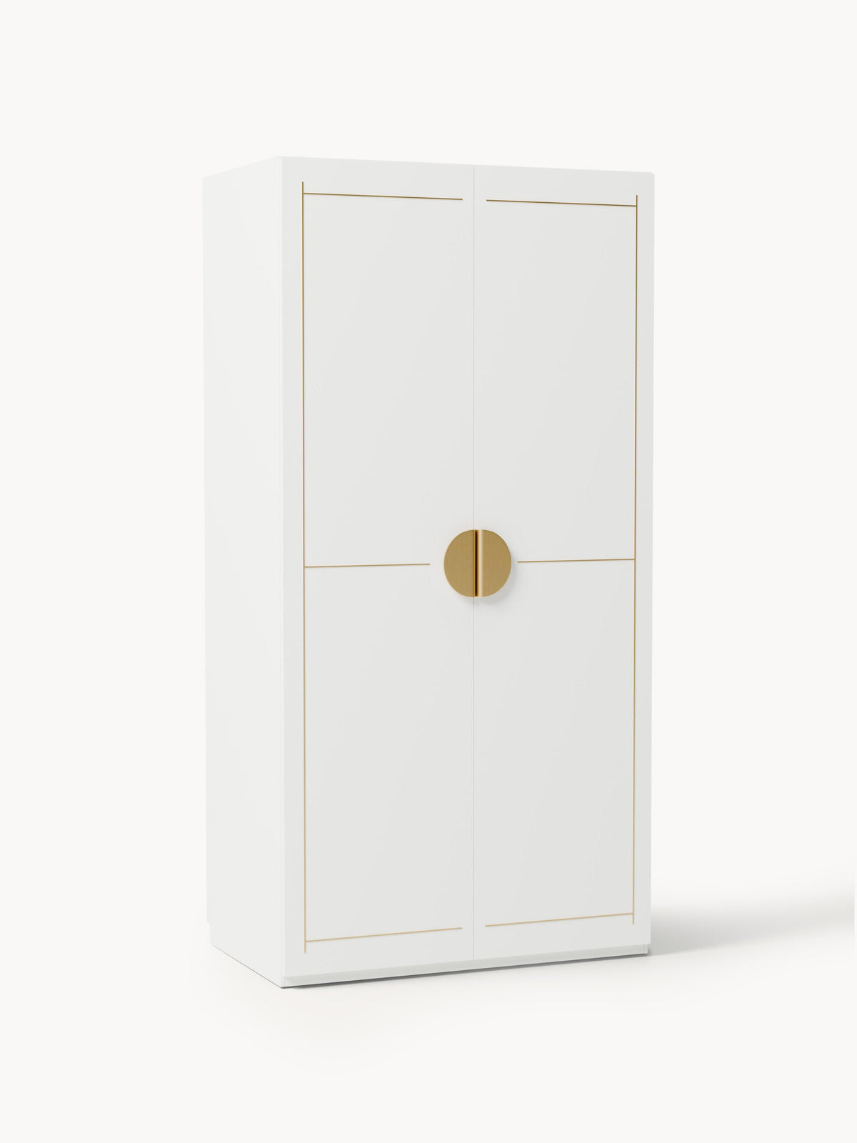 Denise Modular Wardrobe with Hinged Doors, 100 cm Wide, in Various Sizes
