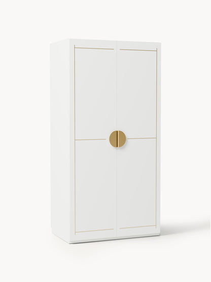 Denise Modular Wardrobe with Hinged Doors, 100 cm Wide, in Various Sizes