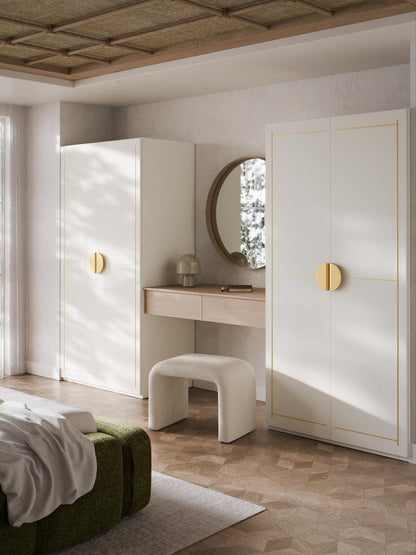 Denise Modular Wardrobe with Hinged Doors, 100 cm Wide, in Various Sizes