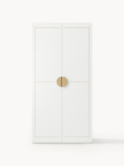 Denise Modular Wardrobe with Hinged Doors, 100 cm Wide, in Various Sizes