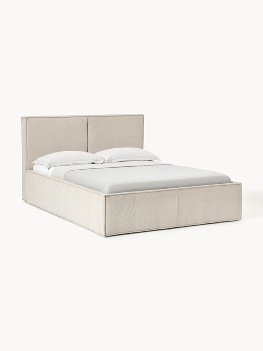 Dream Bed in Corduroy, Upholstered