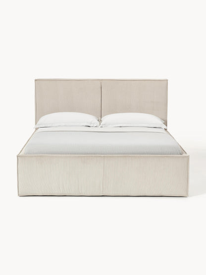 Dream Bed in Corduroy, Upholstered