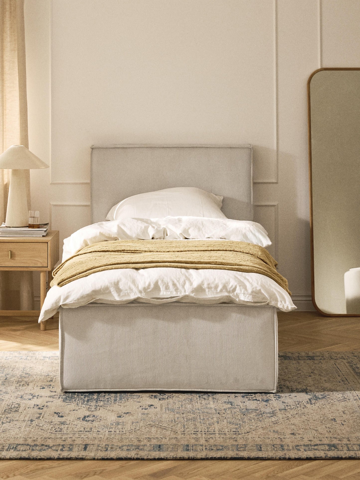 Dream Corduroy Single Bed Frame