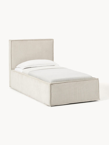 Dream Single Storage Bed, Corduroy