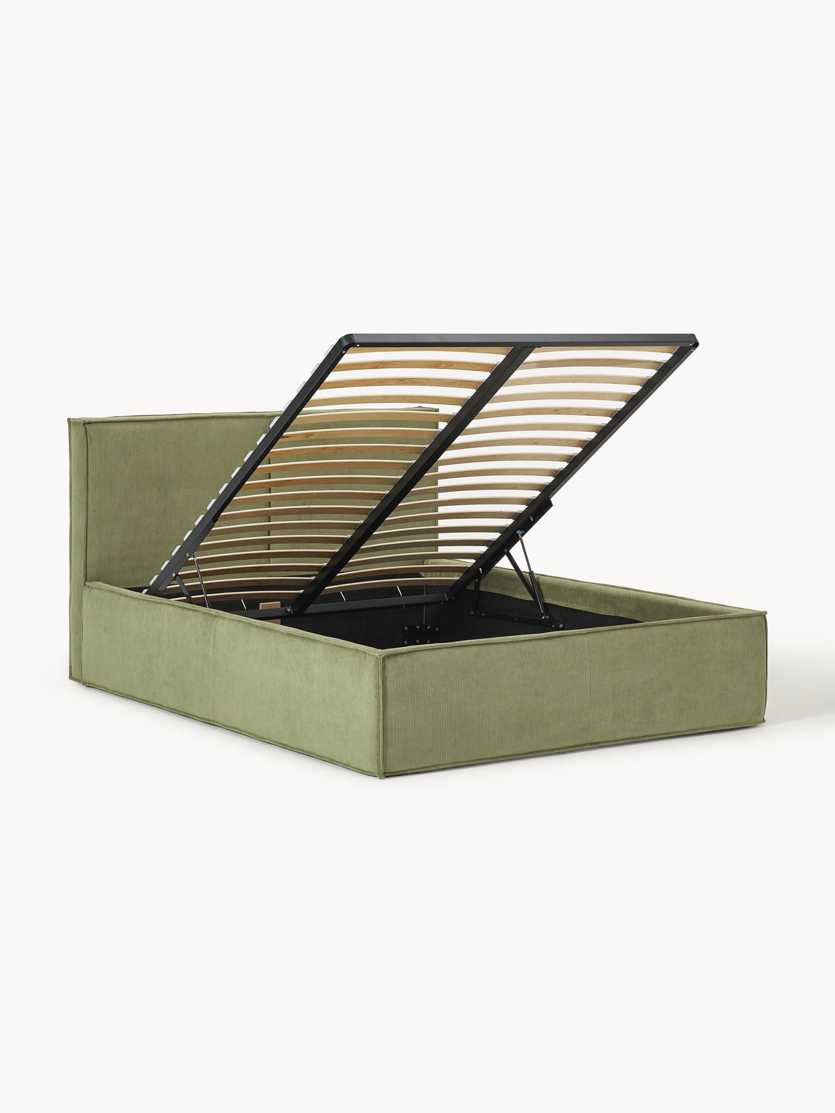 Dream Upholstered Bed in Corduroy with Storage