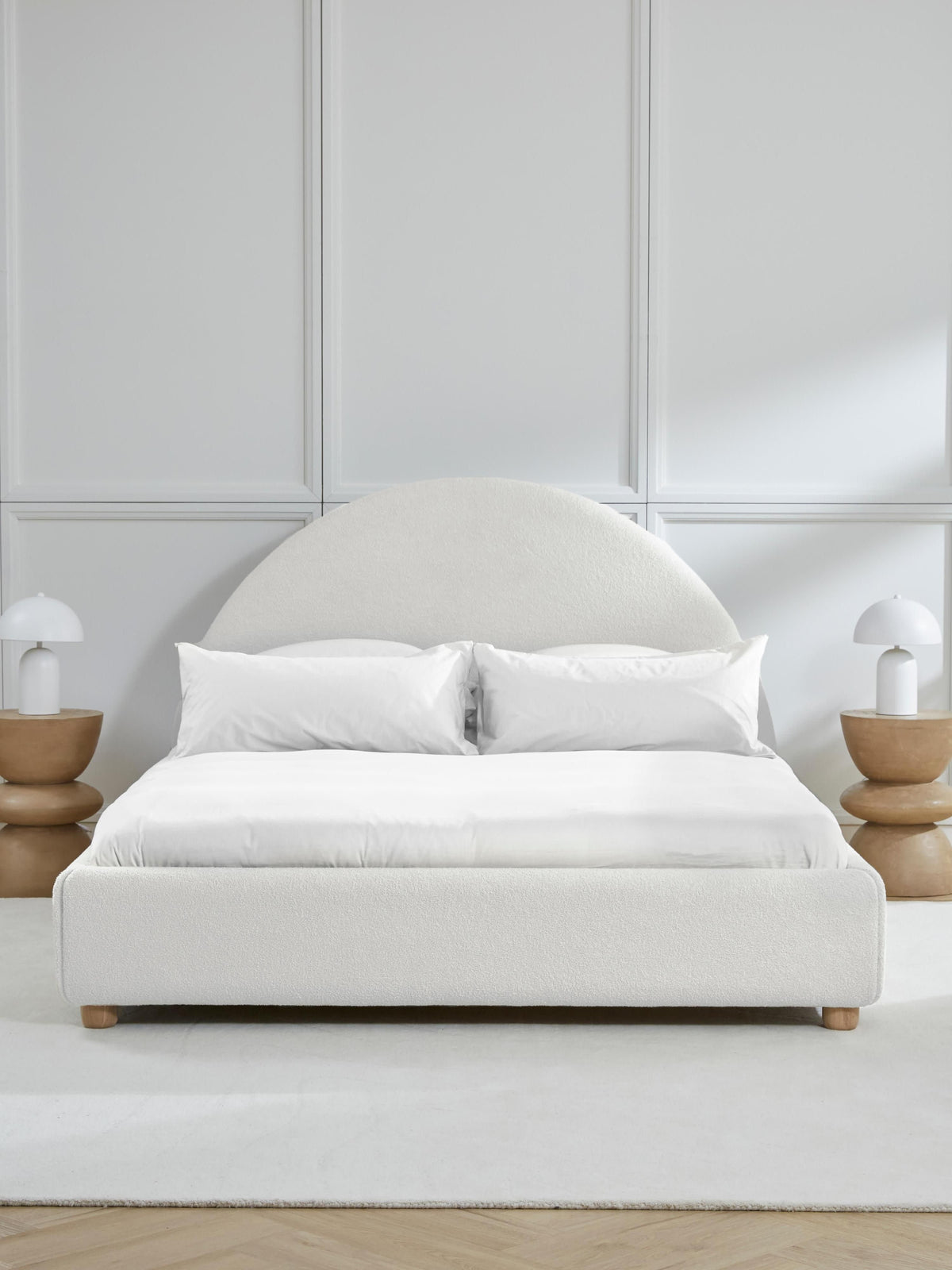 Ebba Teddy Storage Bed, Upholstered