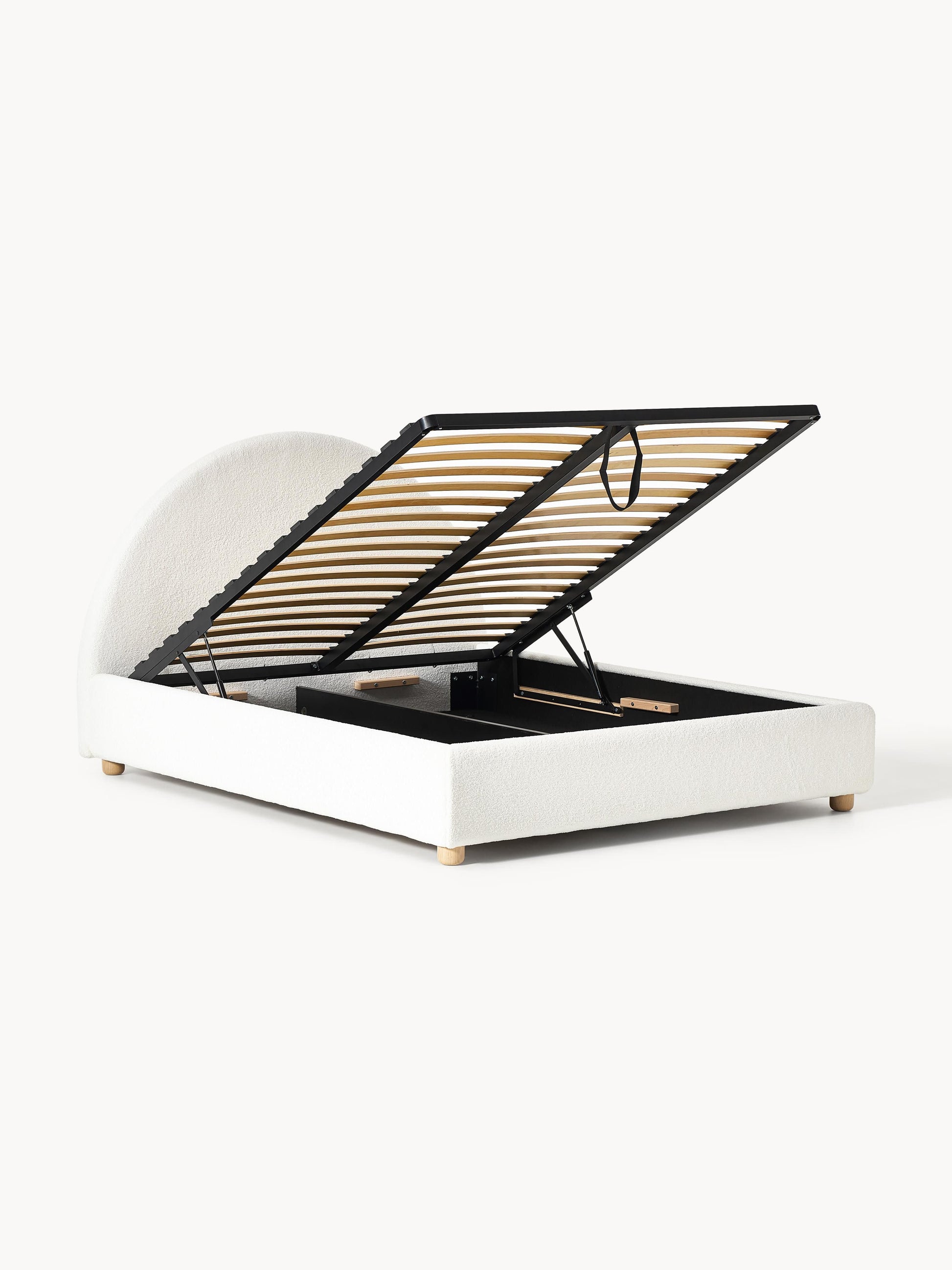 Ebba Teddy Storage Bed, Upholstered