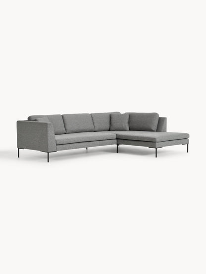 Emma Corner Couch on Metal Legs