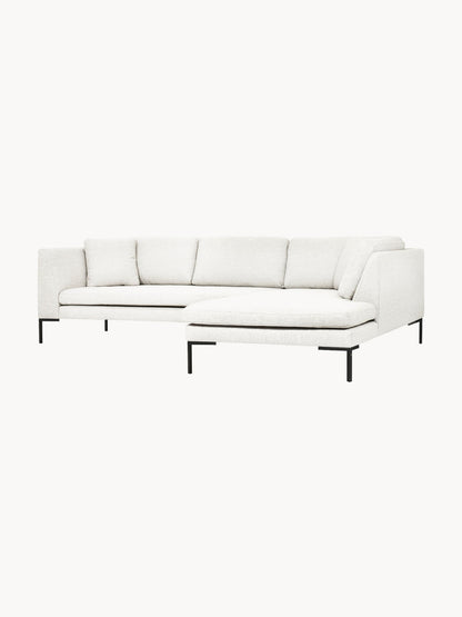 Emma Corner Couch on Metal Legs