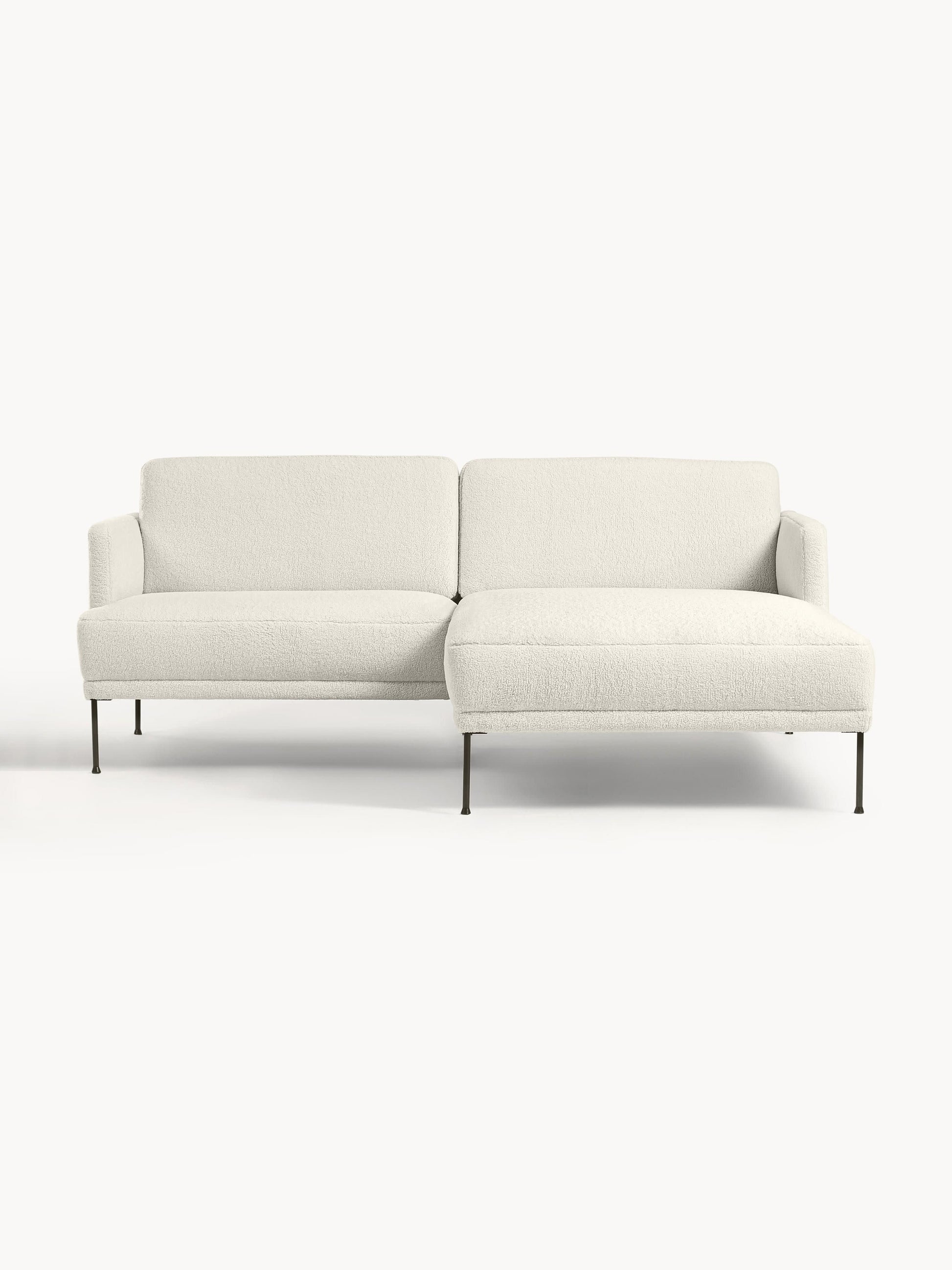 Fluente Small Corner Settee in Teddy Fabric