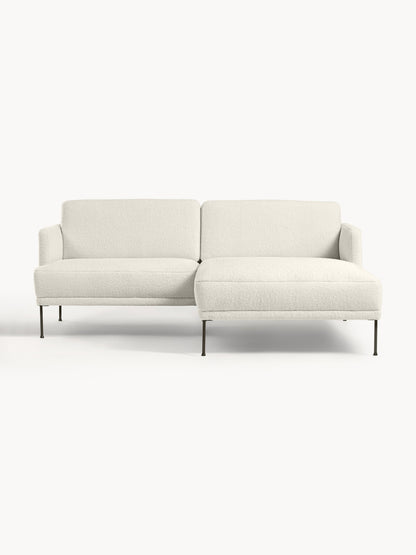 Fluente Small Corner Settee in Teddy Fabric