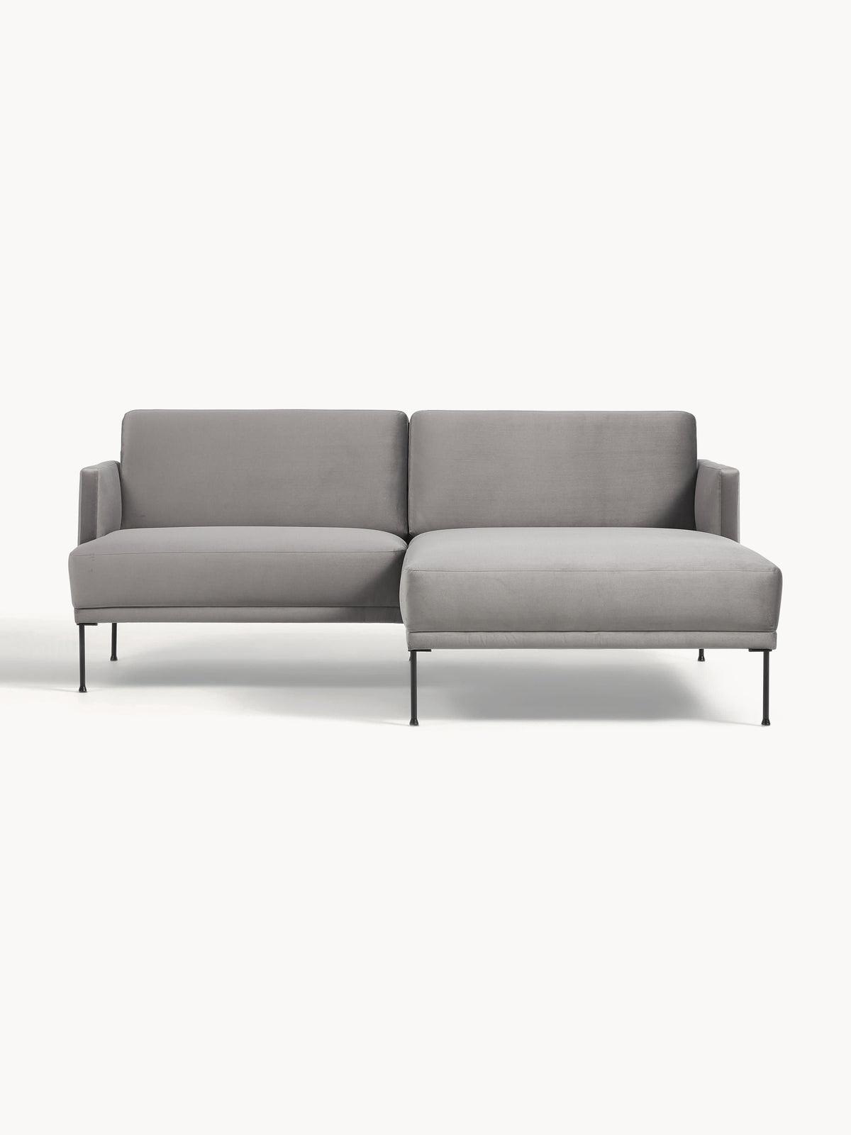 Fluente Small Velvet Corner Settee