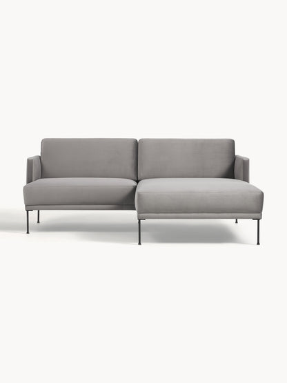 Fluente Small Velvet Corner Settee