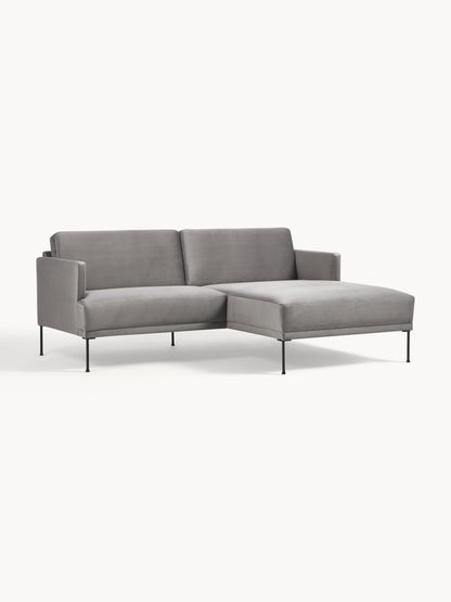 Fluente Small Velvet Corner Settee