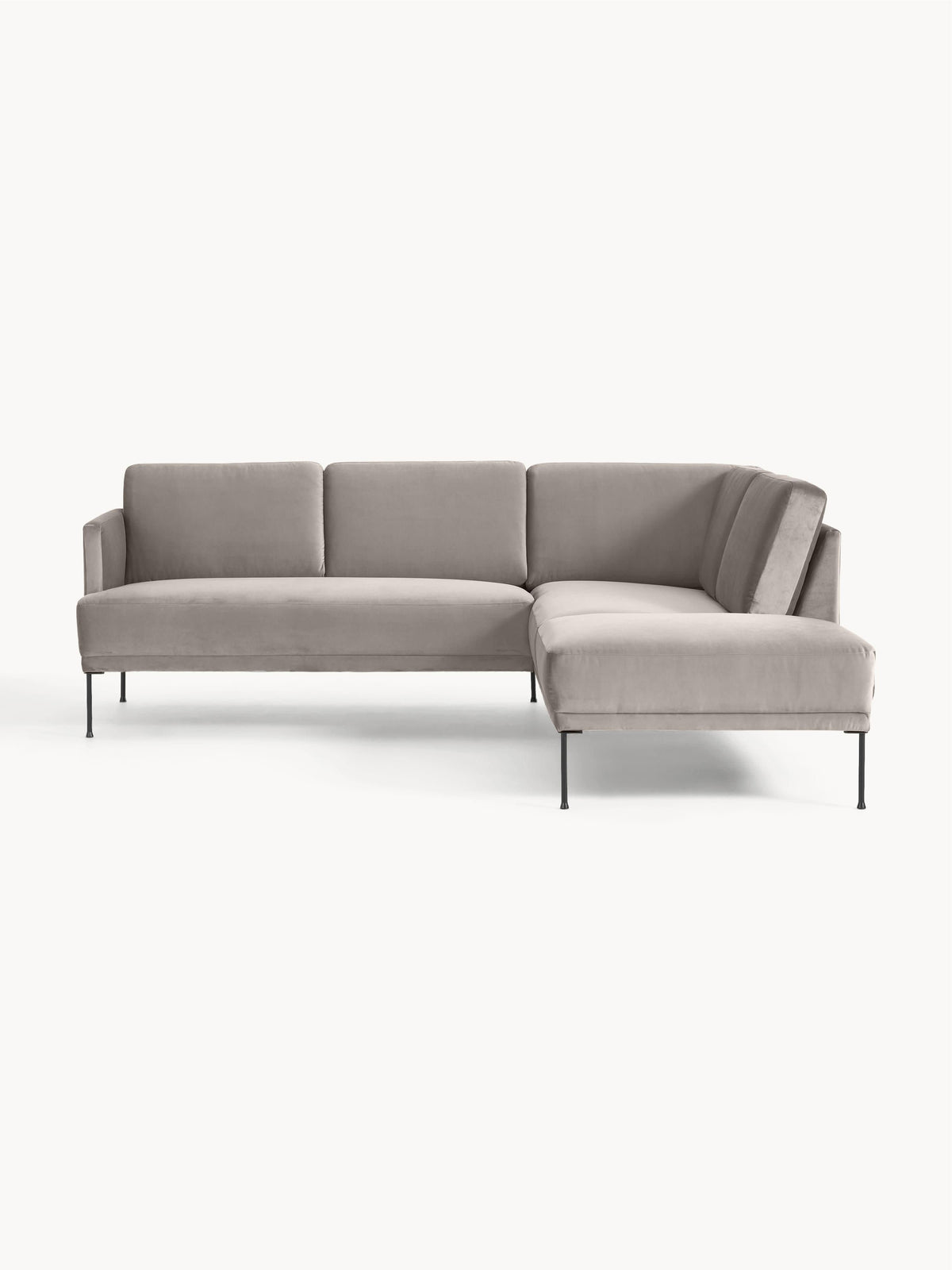 Fluente Velvet Corner Settee