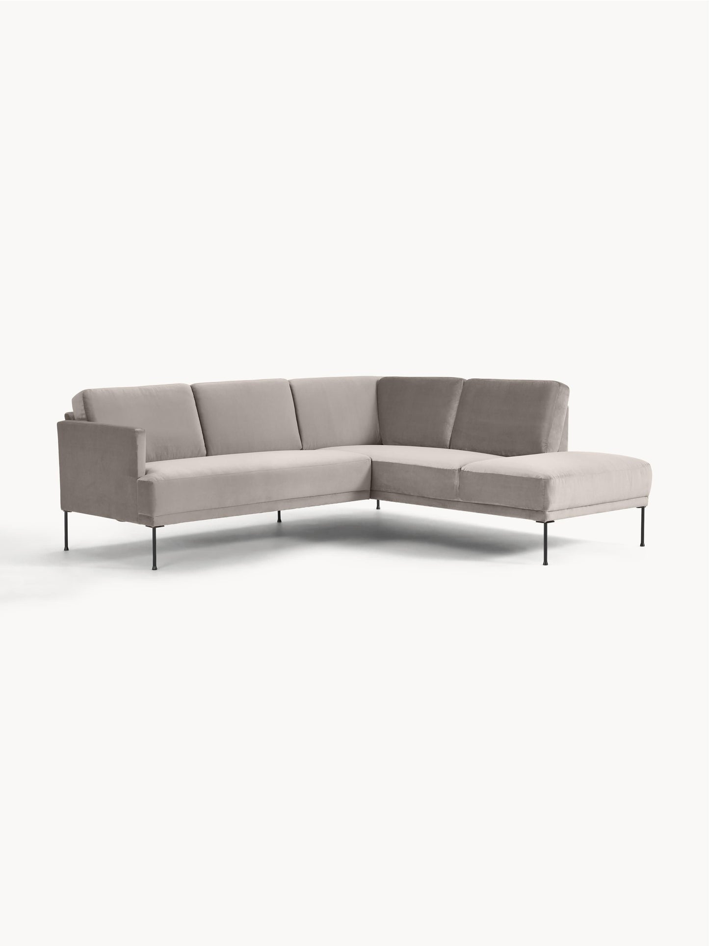 Fluente Velvet Corner Settee