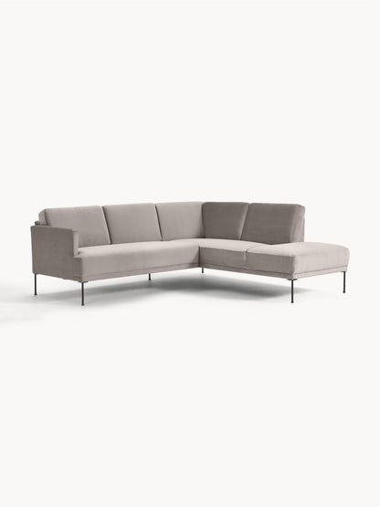 Fluente Velvet Corner Settee