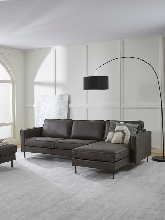 Hunter Corner Sofa in Leather (3-Seater)