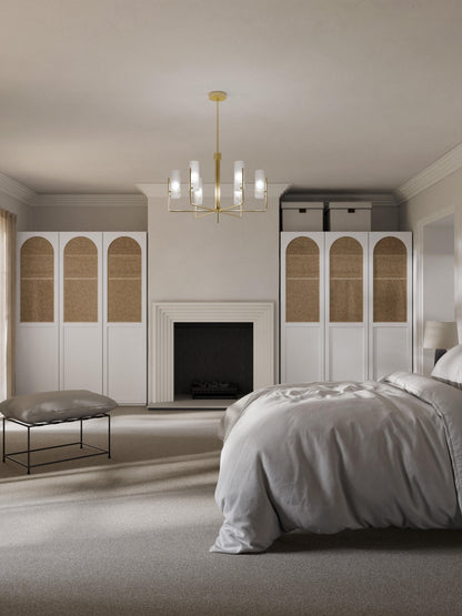 Jeanne Hinged-Door Wardrobe, Modular, 50 cm Wide, in Various Sizes