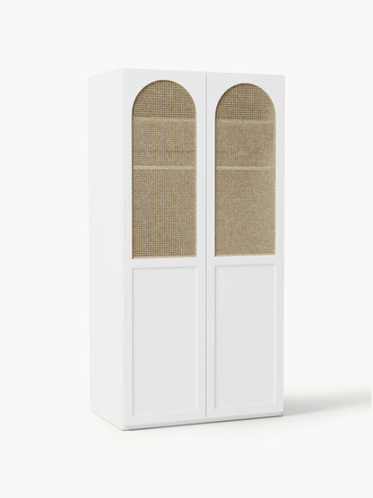 Jeanne Modular Wardrobe with Hinged Doors, in Various Sizes, 100 cm Wide
