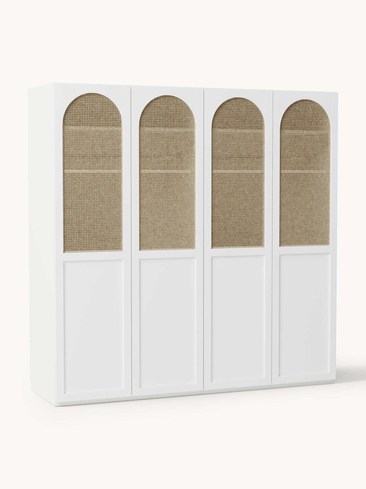 Jeanne Modular Wardrobe with Hinged Doors, in Various Sizes, 200 cm Wide