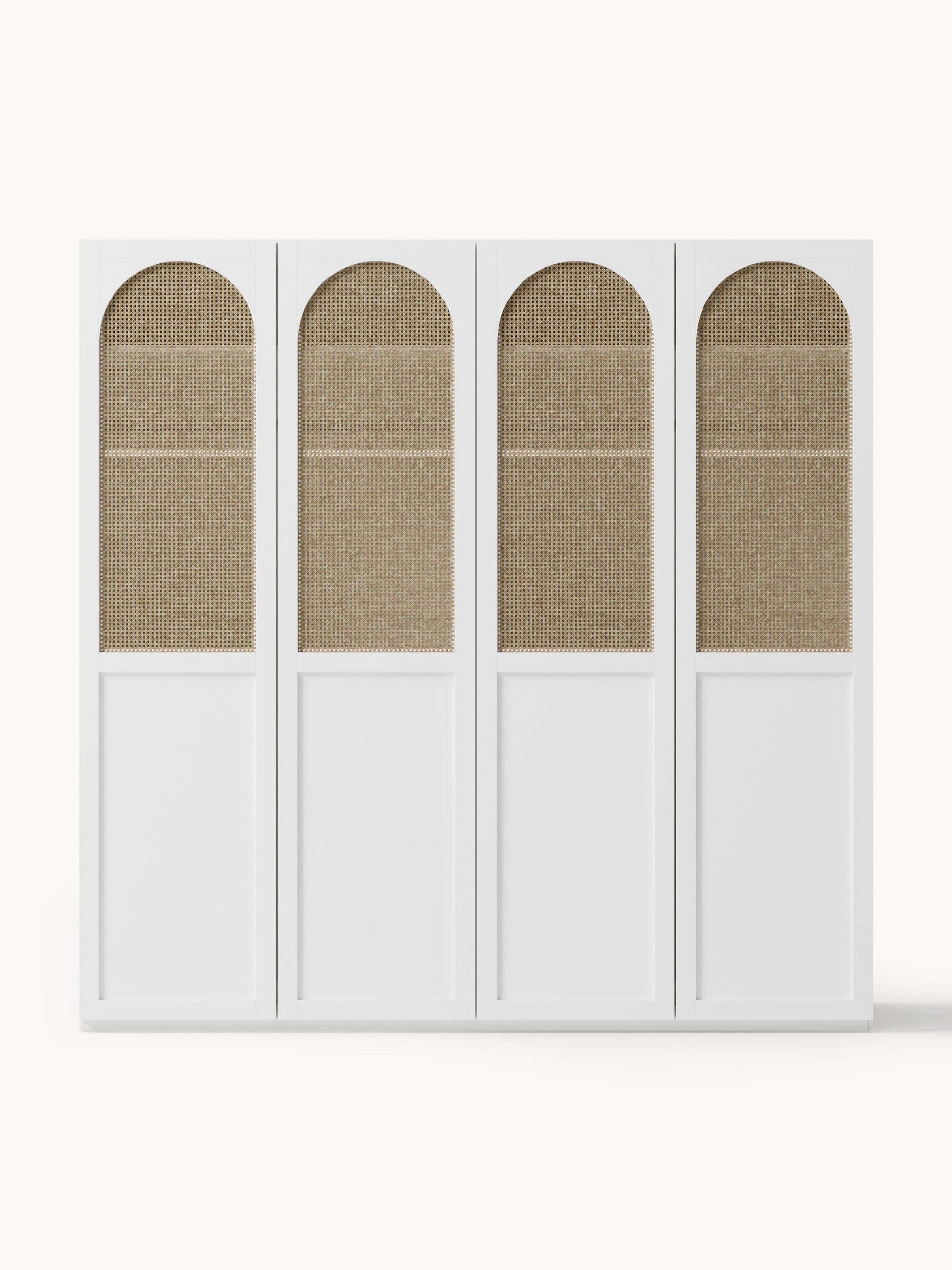 Jeanne Modular Wardrobe with Hinged Doors, in Various Sizes, 200 cm Wide
