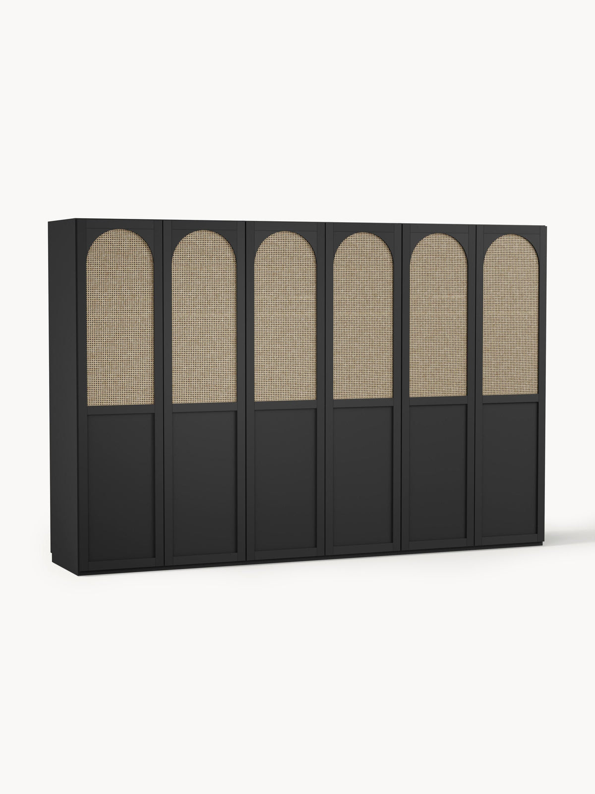 Jeanne Modular Wardrobe with Hinged Doors, in Various Sizes, 300 cm Wide