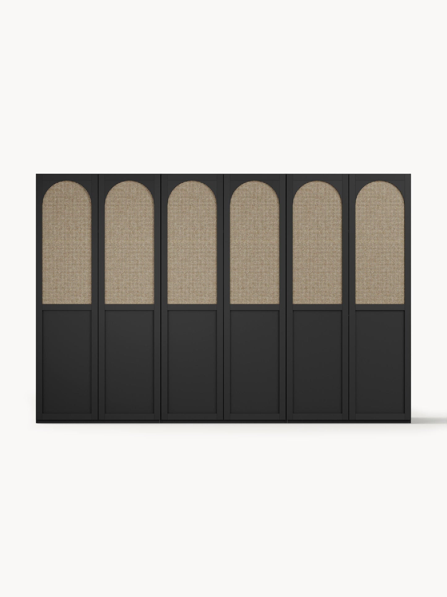 Jeanne Modular Wardrobe with Hinged Doors, in Various Sizes, 300 cm Wide