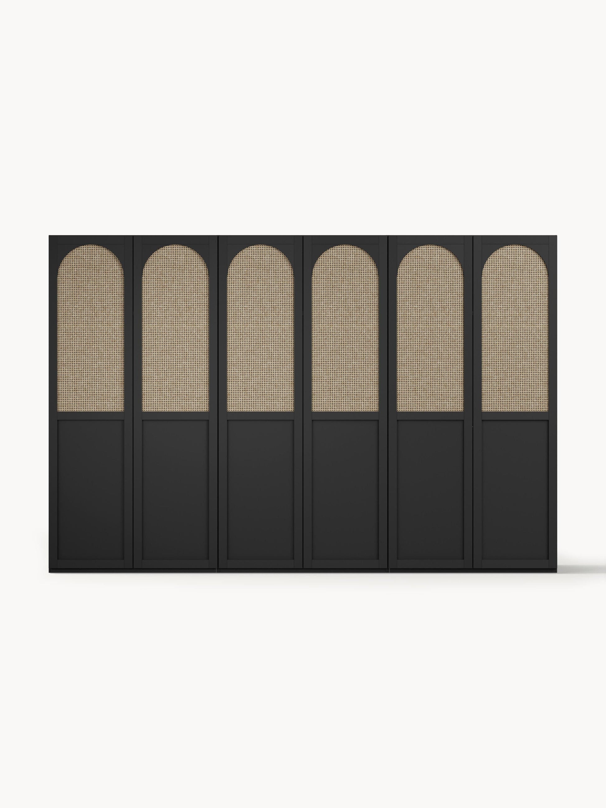 Jeanne Modular Wardrobe with Hinged Doors, in Various Sizes, 300 cm Wide