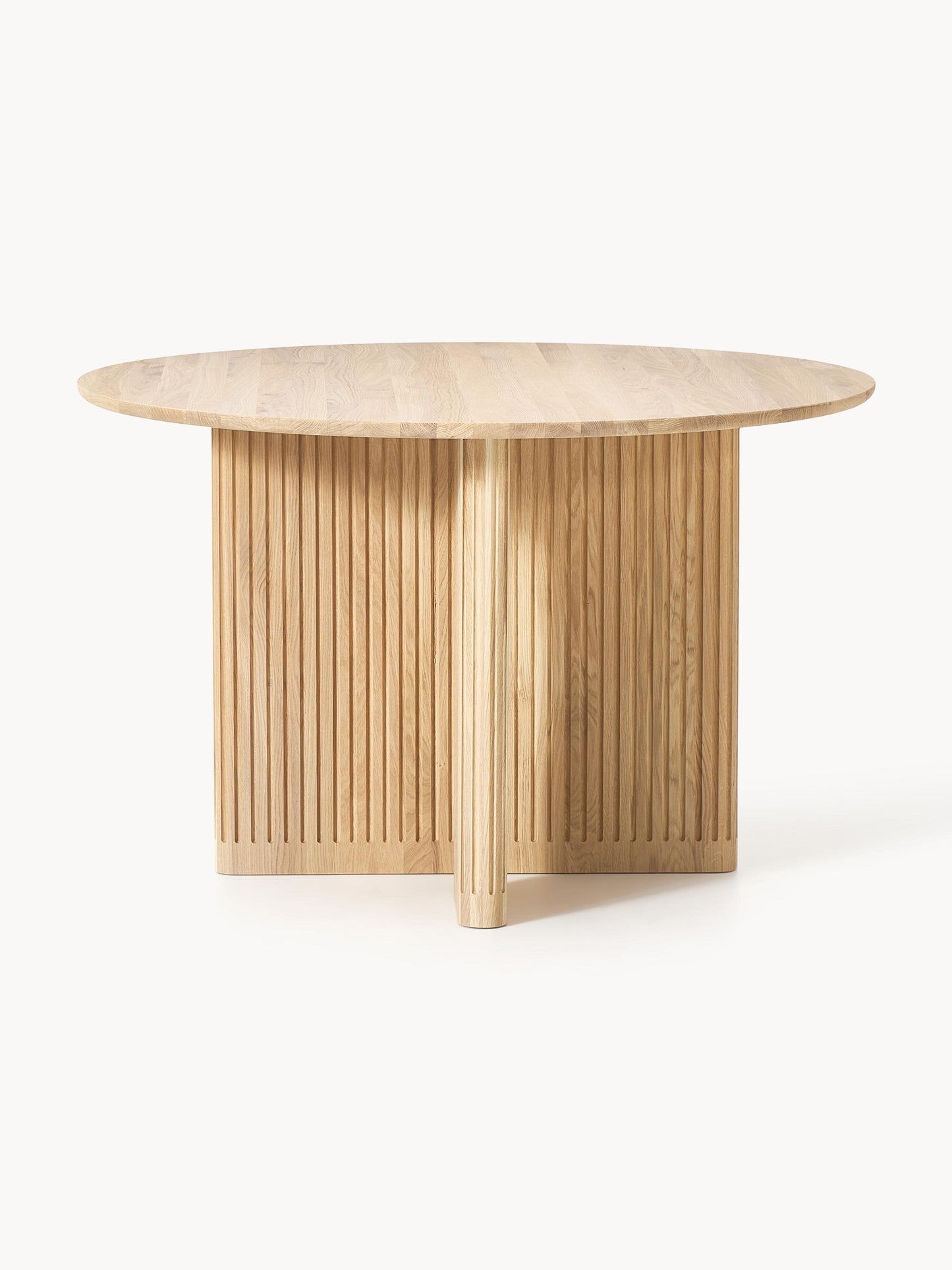 Jolka Round Dining Table in Oak, Measuring Ø 120 cm
