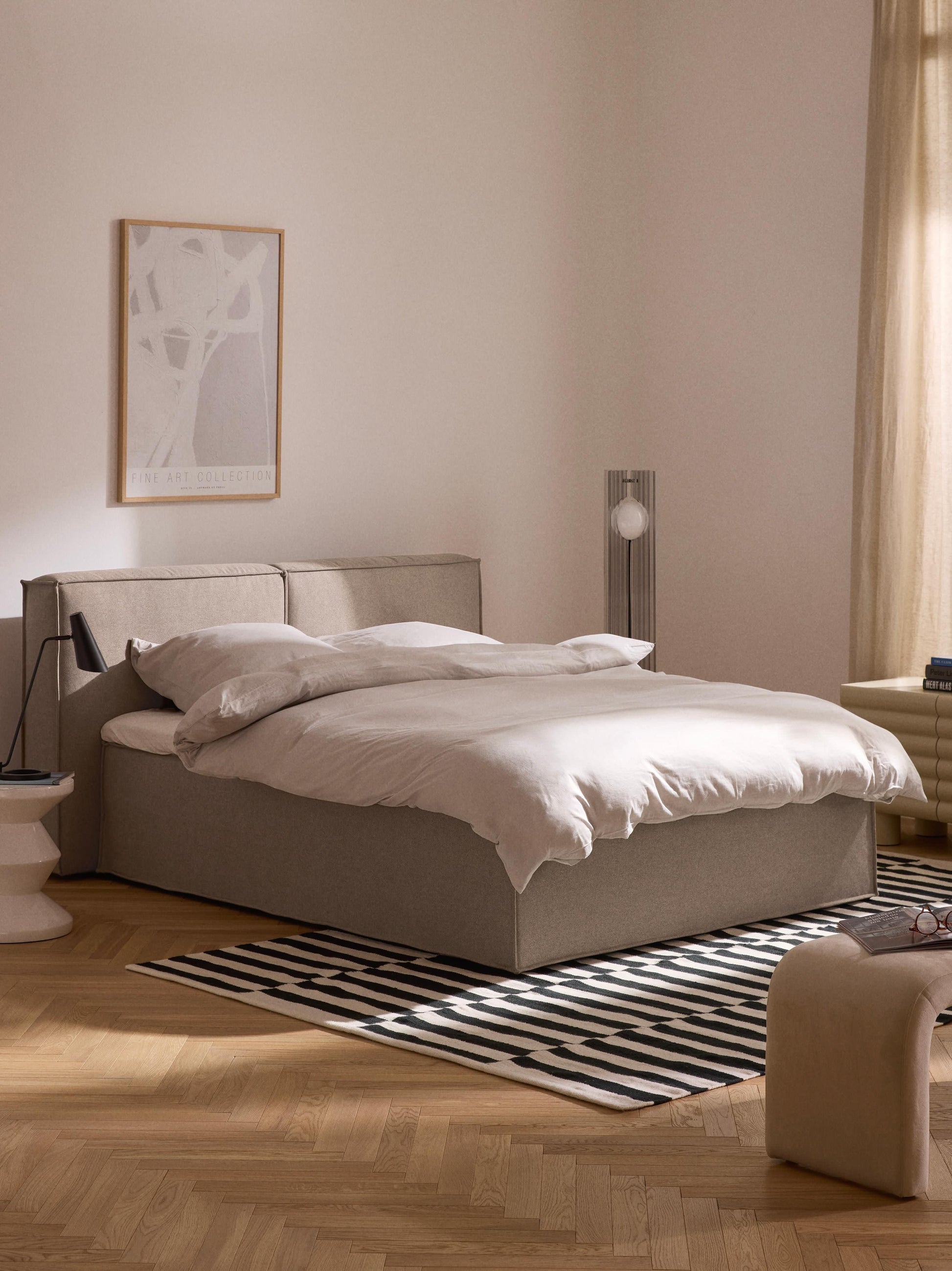 Lennon Bed with Box Spring Frame