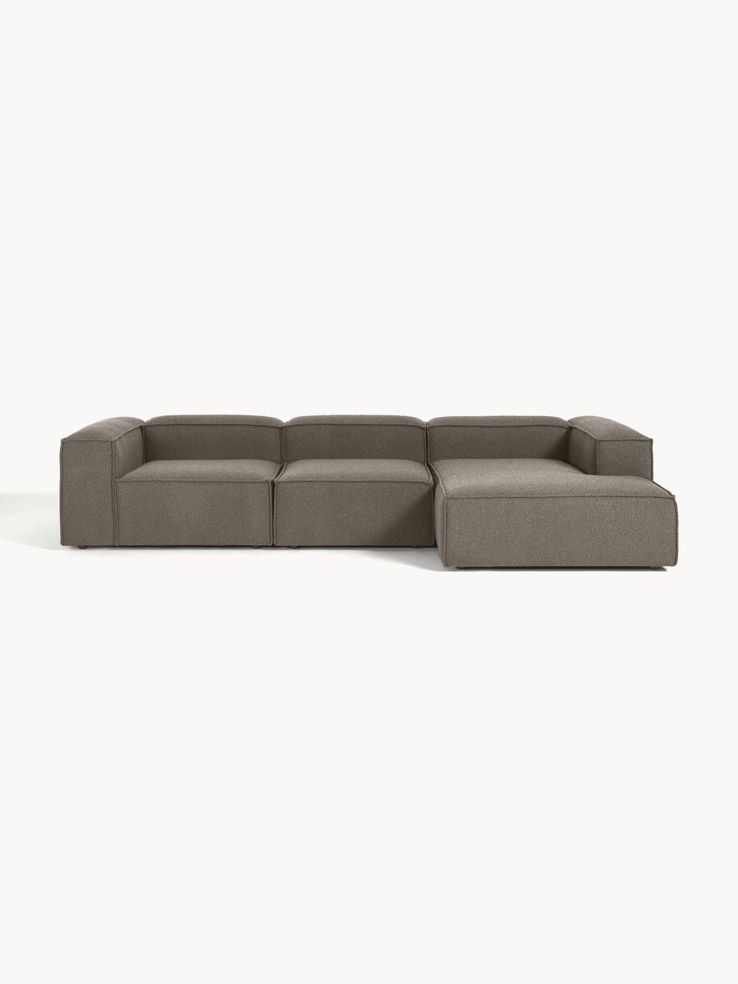 Lennon Bouclé Modular Corner Sofa (4-Seater)