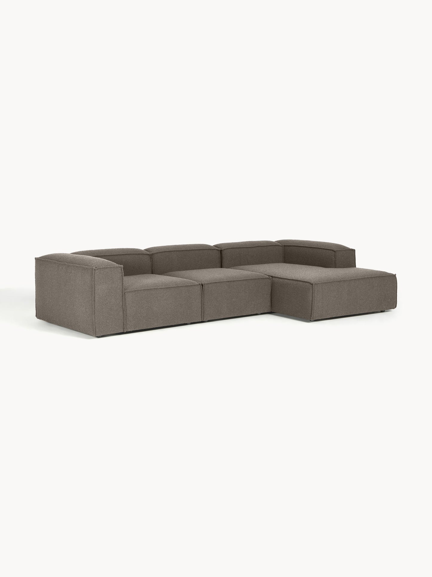 Lennon Bouclé Modular Corner Sofa (4-Seater)