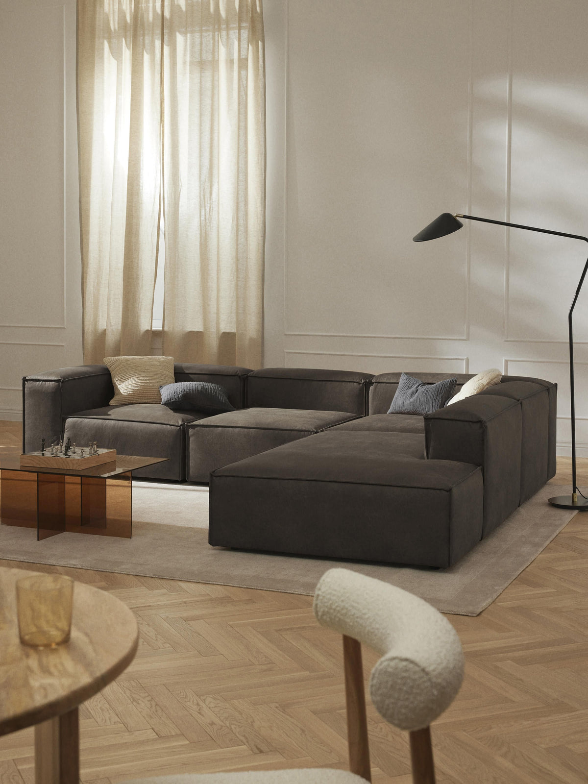 Lennon Leather Ottoman Piece