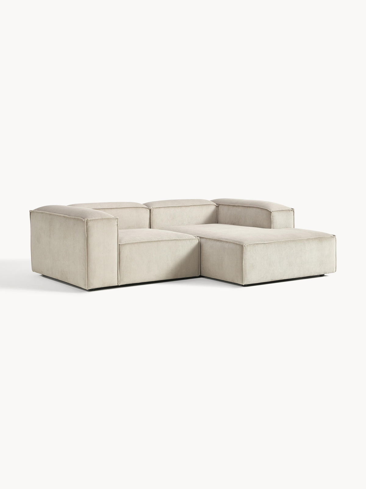 Lennon Modular Corduroy Corner Sofa (2-Seater)