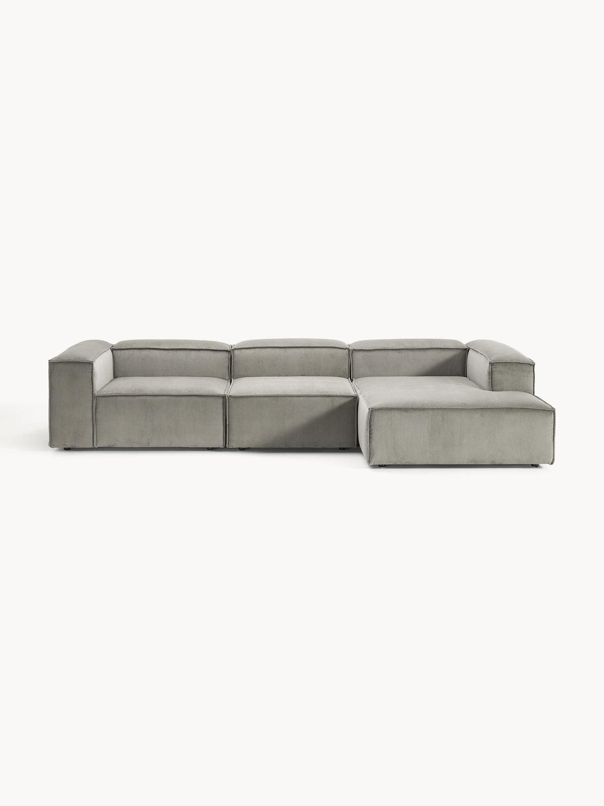 Lennon Modular Corduroy Corner Sofa (4-Seater)